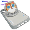 Etui Nimmy Glasses Cool Cat MagSafe do    iPhone 16 szary