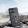 Nillkin CamShield Armor Pro Hülle iPhone 14 Pro Hülle gepanzerte Abdeckung Standring schwarz