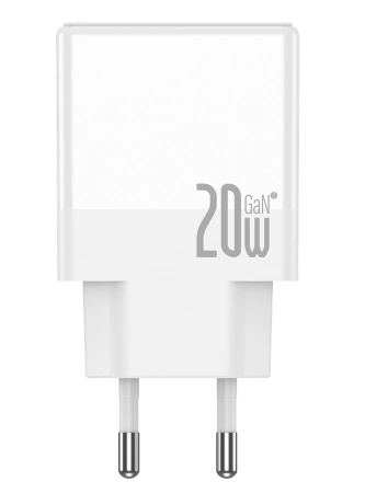 JELLICO ładowarka sieciowa EU57 PD 20W 1xUSB-C + 1xUSB QC3.0 Biały