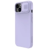 Nillkin CamShield Silky Silicone Case iPhone 14 Plus Case with Camera Protector Purple