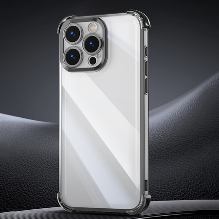 Nakładka Anti Shock Chrome do iPhone 15 6,1" czarna