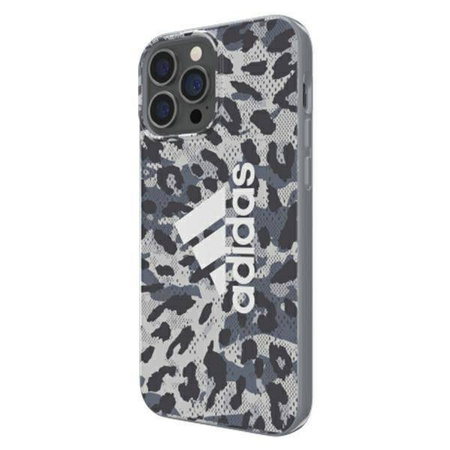 Original Handyhülle IPHONE 13 PRO MAX Adidas OR Snap Case Leopard grau