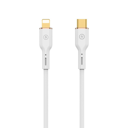 WIWU kabel YQ01 USB-C - Lightning 30W 1,2m biały