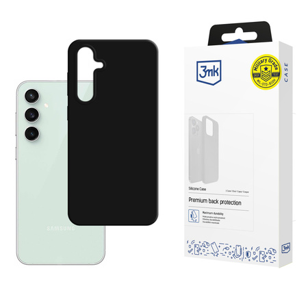 Etui do Samsung S23 FE czarne - 3mk Silicone Case