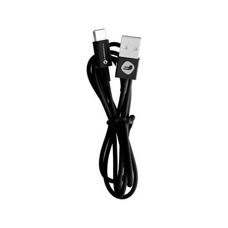 FORCELL kabel USB do Typ C 2.0 2,1A C319 TUBA czarny 1 metr