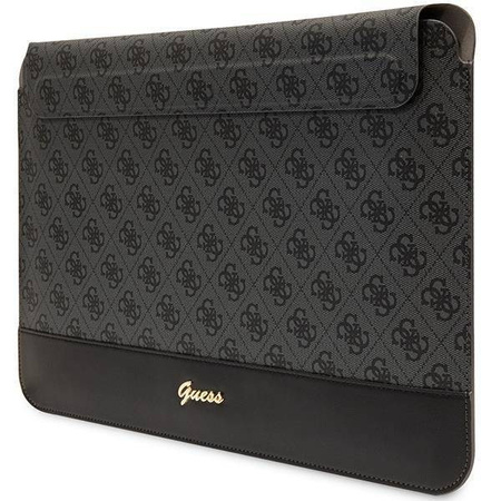 Guess Sleeve GUCS14PS4SGK 14&quot; black/black 4G Stripe Metal Logo