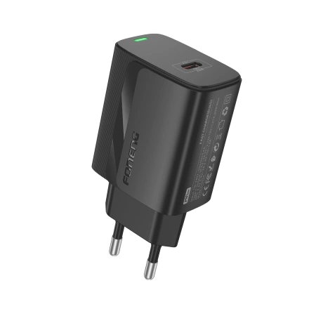 FONENG Netz-Ladegerät EU65 PD 20W 1xUSB-C schwarz