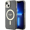 Guess GUHMP14MHCMCGK iPhone 14 Plus 6.7" black/black hardcase Glitter Gold MagSafe