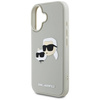 Case IPHONE 16 Karl Lagerfeld HC 3D Rubber Double Heads beige