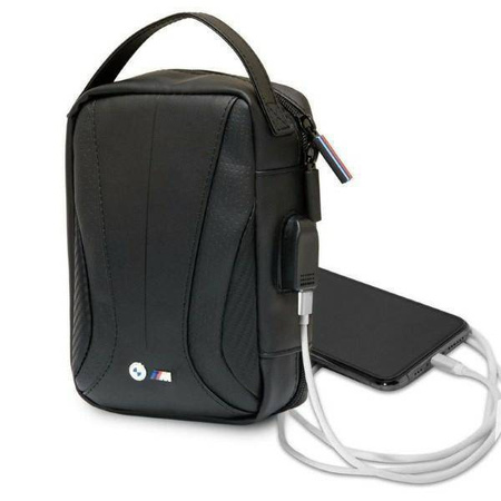 BMW Tasche BMHBSPCTFK Organizer schwarz/schwarz Carbon&amp;Perforiert