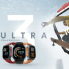 HIFUTURE smartwatch sportowy z fukncją rozmowy ULTRA3 (IP68) pomarańczowy