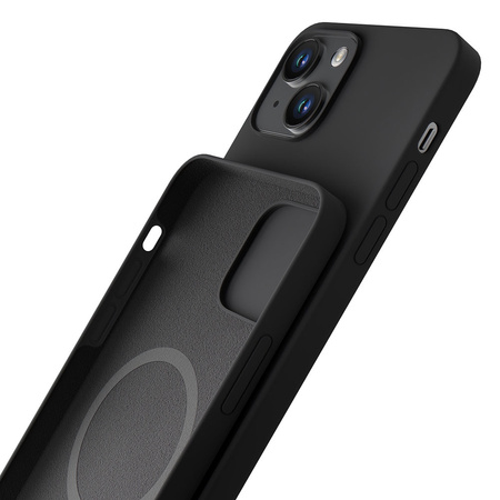 Apple iPhone 15 Plus – 3mk Hardy Silikon MagCase Graphit