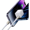 Kabel der Baseus Glimmer-Serie mit Schnellladefunktion USB-C - Lightning 480 Mb/s PD 20 W 1 m weiß