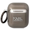 Original Handyhülle APPLE AIRPODS Karl Lagerfeld Karl`s Head (KLA2HNIKTCK) schwarz