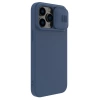 Nillkin CamShield Silky Silikonhülle iPhone 14 Pro Hülle mit Kameraschutz Blau