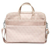 Original Case LAPTOP 16" Guess Saffiano 4G Hot Stamp Triangle Logo pink