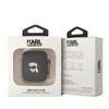 Karl Lagerfeld Silicone NFT Karl Head 3D - Etui AirPods 1/2 gen (czarny)