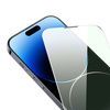 Baseus Full Screen Tempered Glass for iPhone 14 Pro Max with Anti Blue Light Filter and 0.3mm Speaker Cover + Mounting Frame