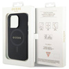 Original Case IPHONE 14 PRO Guess Hardcase Saffiano MagSafe (GUHMP14LPSAHMCK) black