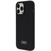Audi Silikonhülle iPhone 13 Pro Max 6,7&quot; schwarz/schwarz Hardcase AU-LSRIP13PM-Q3/D1-BK