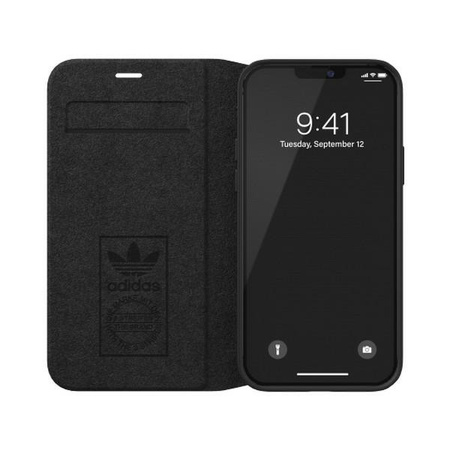 Adidas OR Booklet Case PU iPhone 12/12 Pro 6.1 "white black / white black 42248