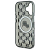 Karl Lagerfeld nakładka do iPhone 16 6,1&quot; KLHMP16SHMCKMHK czarna Hardcase IML Monogram Karl&Choupette Head MagSafe
