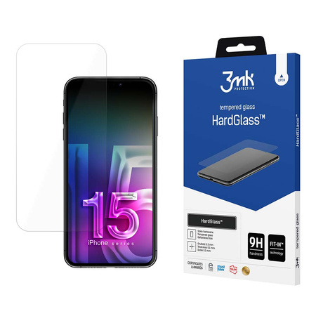 3MK Hard Glass iPhone 15