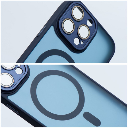 Futerał VARIETE MAG COVER kompatybilny z MagSafe do IPHONE 16 granatowy