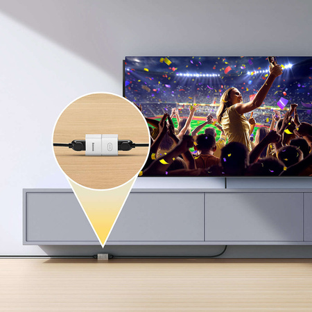 Netzwerkkoppler Ethernet RJ-45-Kabelstecker Baseus AirJoy Serie 10 Stück - weiß