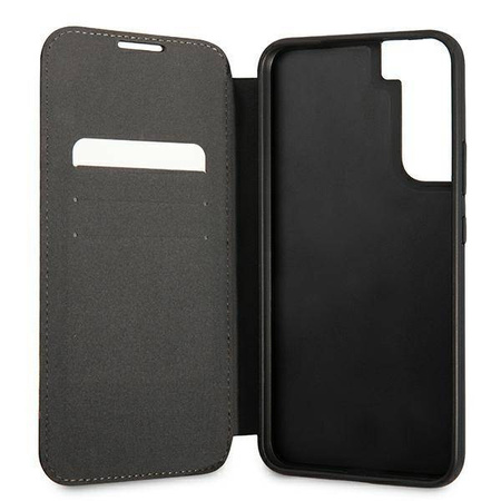 Case BMW BMBKS22MTRTBK S22 + S906 black / black bookcase M Collection Triangles
