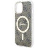 Guess IML 4G MagSafe iPhone 15 Plus Hülle - Braun