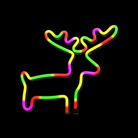 Neon LED ŁOŚ multikolor Bat + USB FLNE12 Forever Light