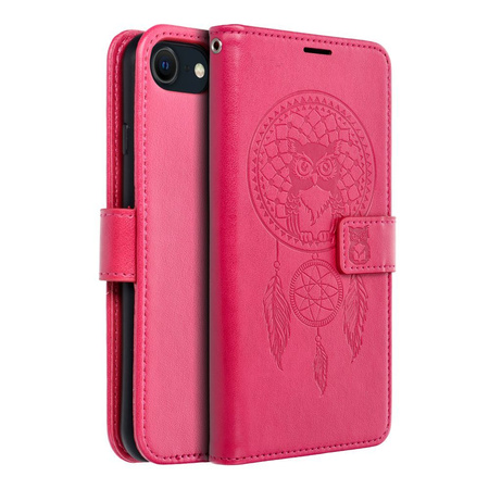 Kabura MEZZO Book do IPHONE 7 / 8 / SE 2020 / SE 2022 łapacz snów magenta