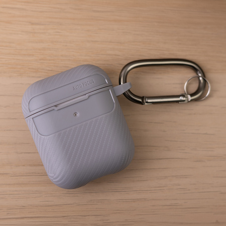 Etui Carbon do Airpods 4 szare