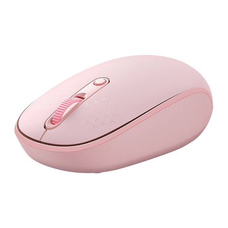 Bezprzewodowa myszka Baseus F01B Tri-Mode 2.4G BT5.0  1600DPI(różowa)