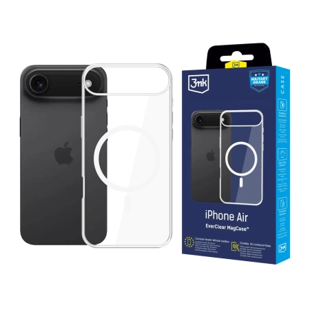 3mk EverClear MagCase für Apple iPhone 17 Air - transparent