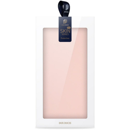 Etui do iPhone 15 Plus pokrowiec z klapką i portfelem Dux Ducis Skin Pro - różowe