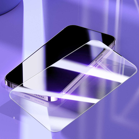 Baseus Full Screen Tempered Glass for iPhone 14 Pro Max with Speaker Cover 0.3mm + Mounting Frame