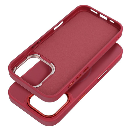 Futerał FRAME MAG COVER kompatybilny z MagSafe do IPHONE 12 MINI magenta