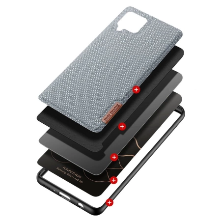 Etui SAMSUNG GALAXY A42 5G Dux Ducis Fino Nylonowe niebieskie