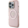 Original Case IPHONE 16 PRO MAX Guess IML Metal Mountain Logo MagSafe pink