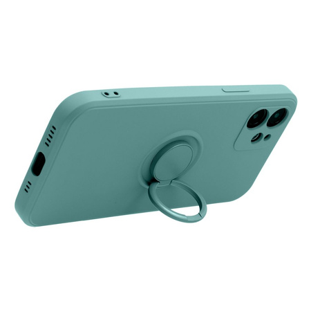 Futerał SILICONE RING do SAMSUNG Galaxy A34 5G zielony