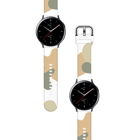Pasek Strap Moro do Samsung Galaxy Watch 45 / 46 / 47 mm silikonowa bransoletka opaska do zegarka - wzór 6