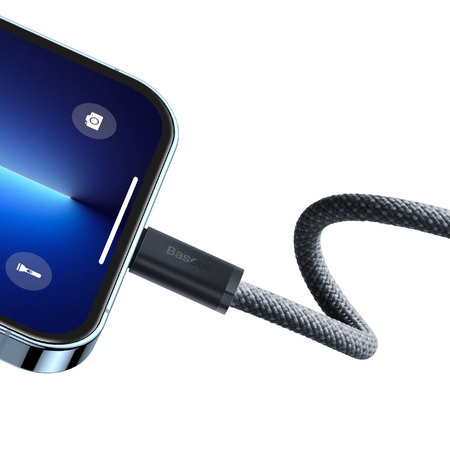 Baseus Kabel für iPhone USB Typ C - Lightning 2m, Power Delivery 20W grau (CALD000116)