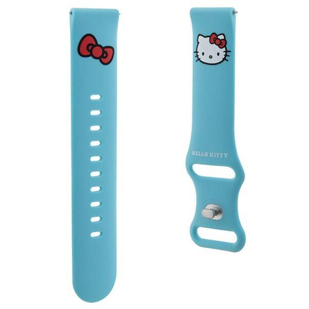 Hello Kitty Silicone Kitty Head - Pasek uniwersalny do smartwatcha 20 mm (niebieski)