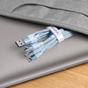 Baseus StarSpeed kabel 3w1 USB-A - Micro-USB / Lightning / USB-C 3.5A 1.2m niebieski