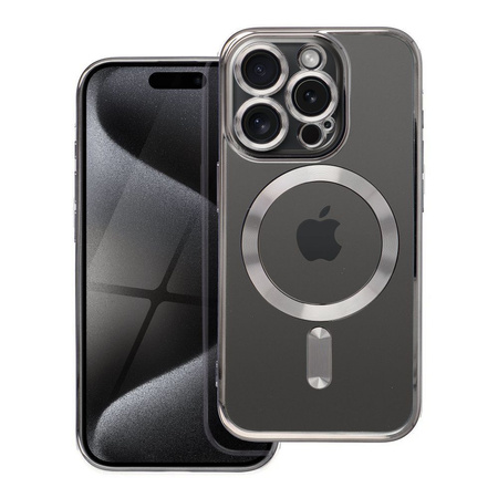 Futerał ELECTRO MAG COVER kompatybilny z MagSafe do IPHONE 17 Pro tytanowy szary