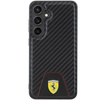 Oryginalne Etui FERRARI hardcase Carbon Stitched Bottom FEHCS24SN3PUK do Samsung Galaxy  S24 Czarny