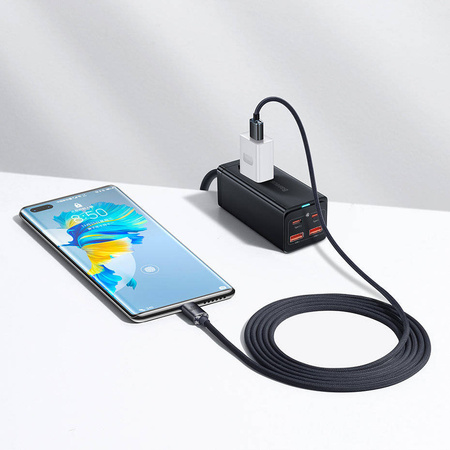 Baseus Crystal Shine Series Fast Charging Data Cable USB to Type-C 100W 1.2m Black