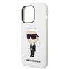 Karl Lagerfeld Silicone NFT Ikonik - Etui iPhone 14 Pro Max (biały)